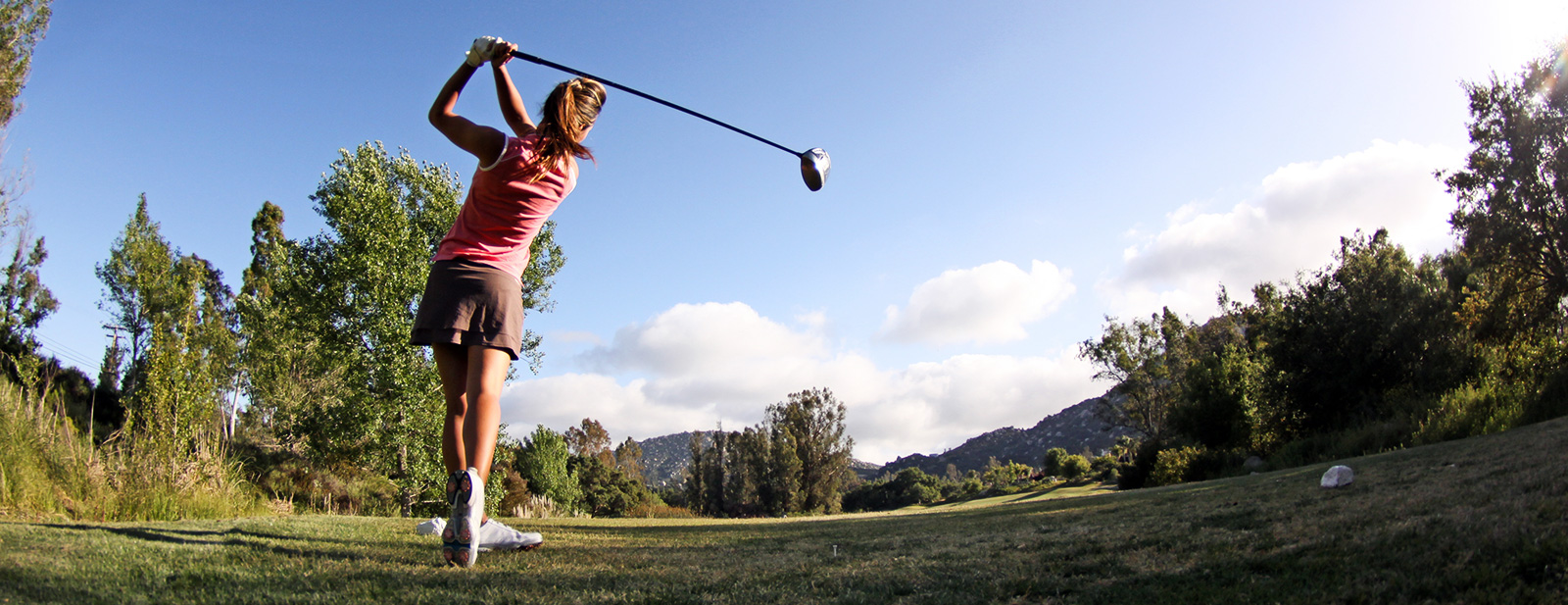 Teaching Header - Maiya Golfing